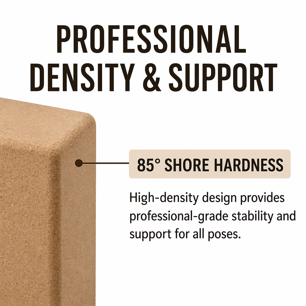 Iyengar Life Cork Yoga Block