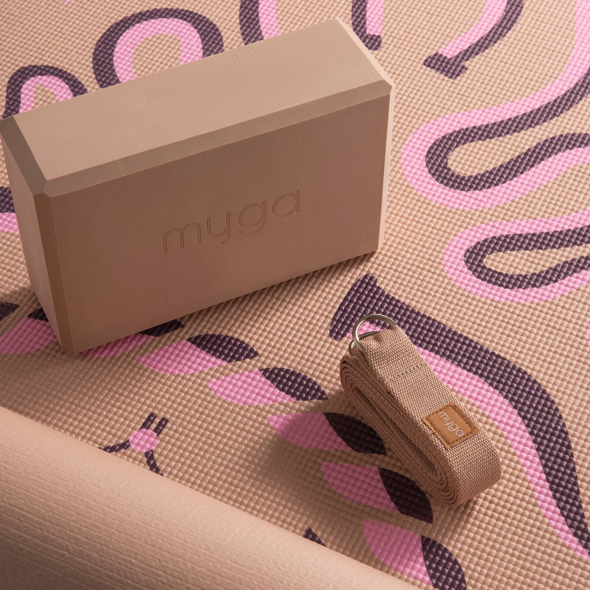 Myga Printed Yoga Starter Kit - Cow Girl