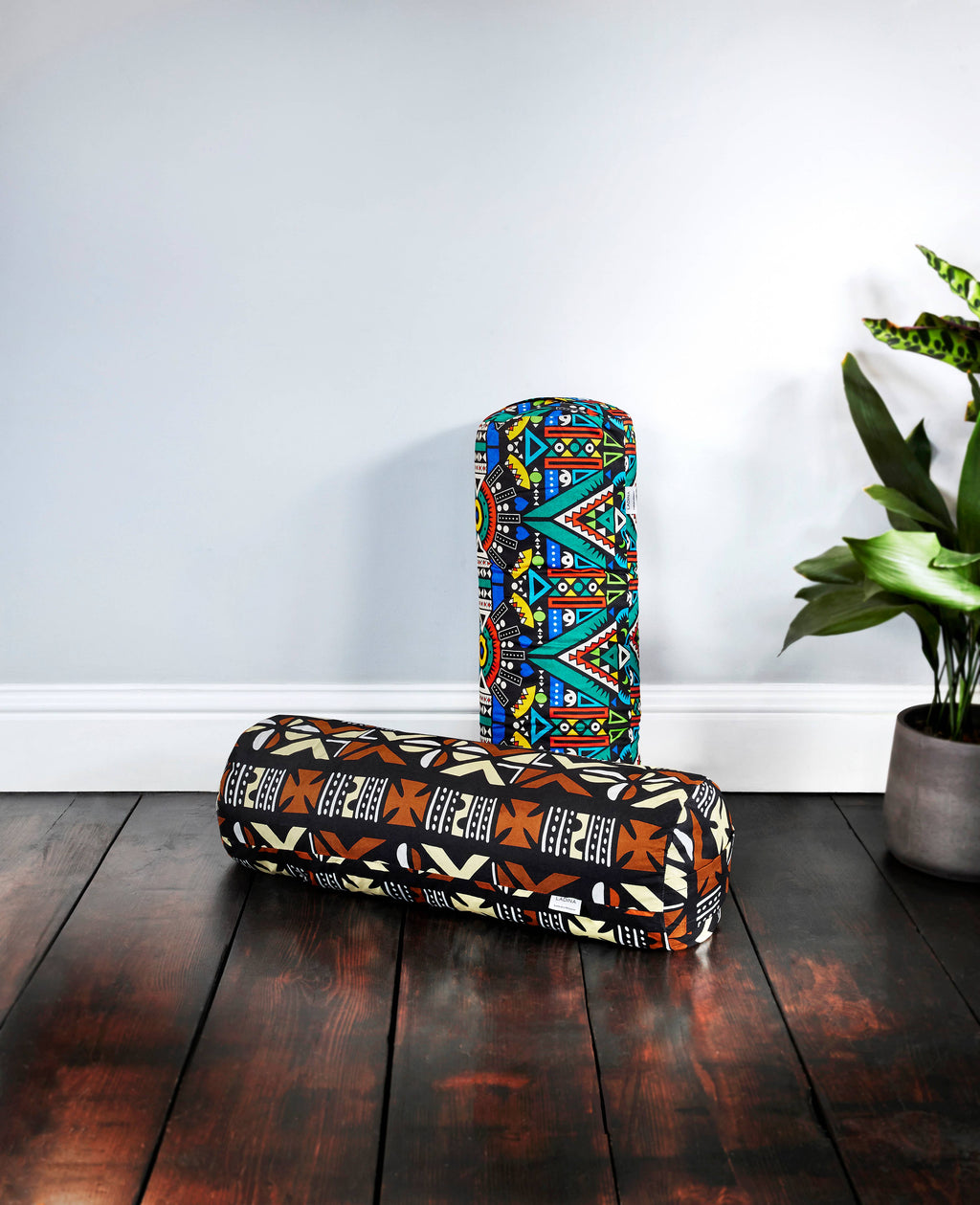 Patterned Colourful Yoga Bolster