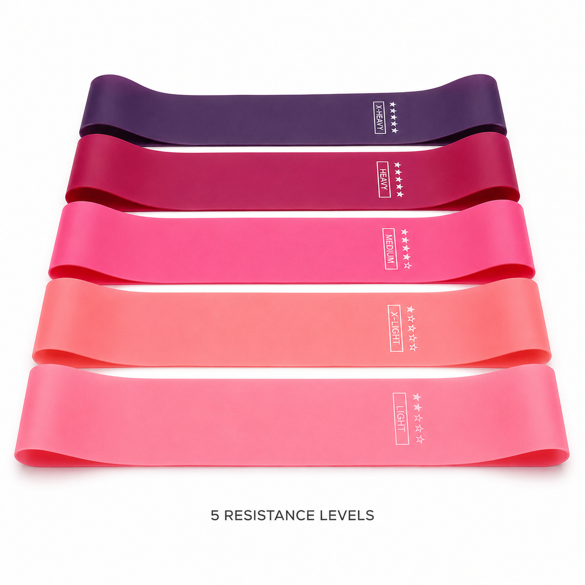 Mini Loop Resistance Band Set with Pouch