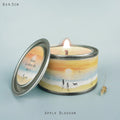 East of India Seascape Tin Candle - Home is where the sea is