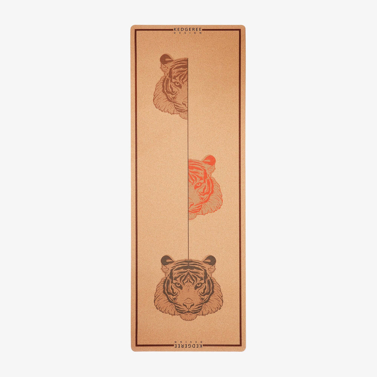 The Powerful Tiger Cork Yoga Mat