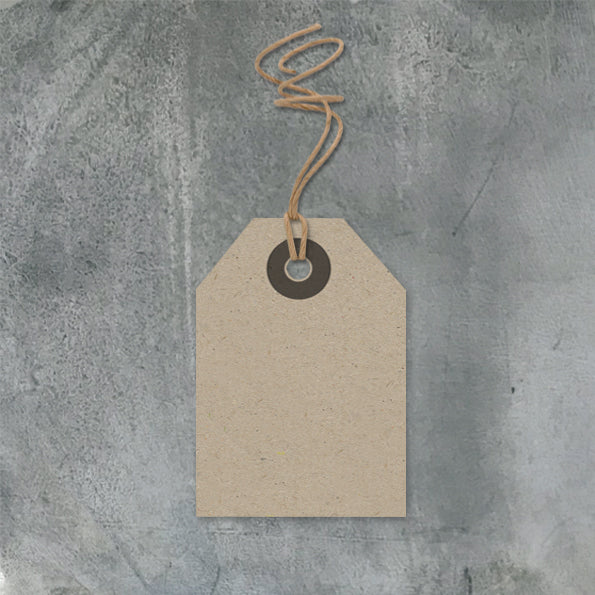 East of India Small Kraft Gift Tag