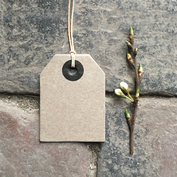 East of India Small Kraft Gift Tag