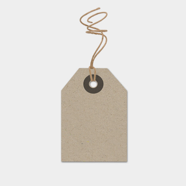 East of India Small Kraft Gift Tag