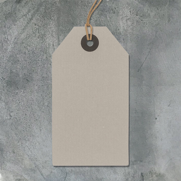 East of India Large Grey Gift Tag