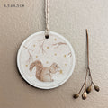 East of India Woodland Gift Tag - Squirrel