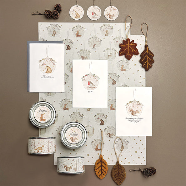 East of India Woodland Gift Tag - Squirrel