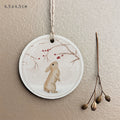 East of India Woodland Gift Tag - Rabbit