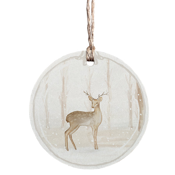 East of India Woodland Gift Tag - Deer