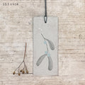 East of India Birds and Berry Gift Tag - Mistletoe