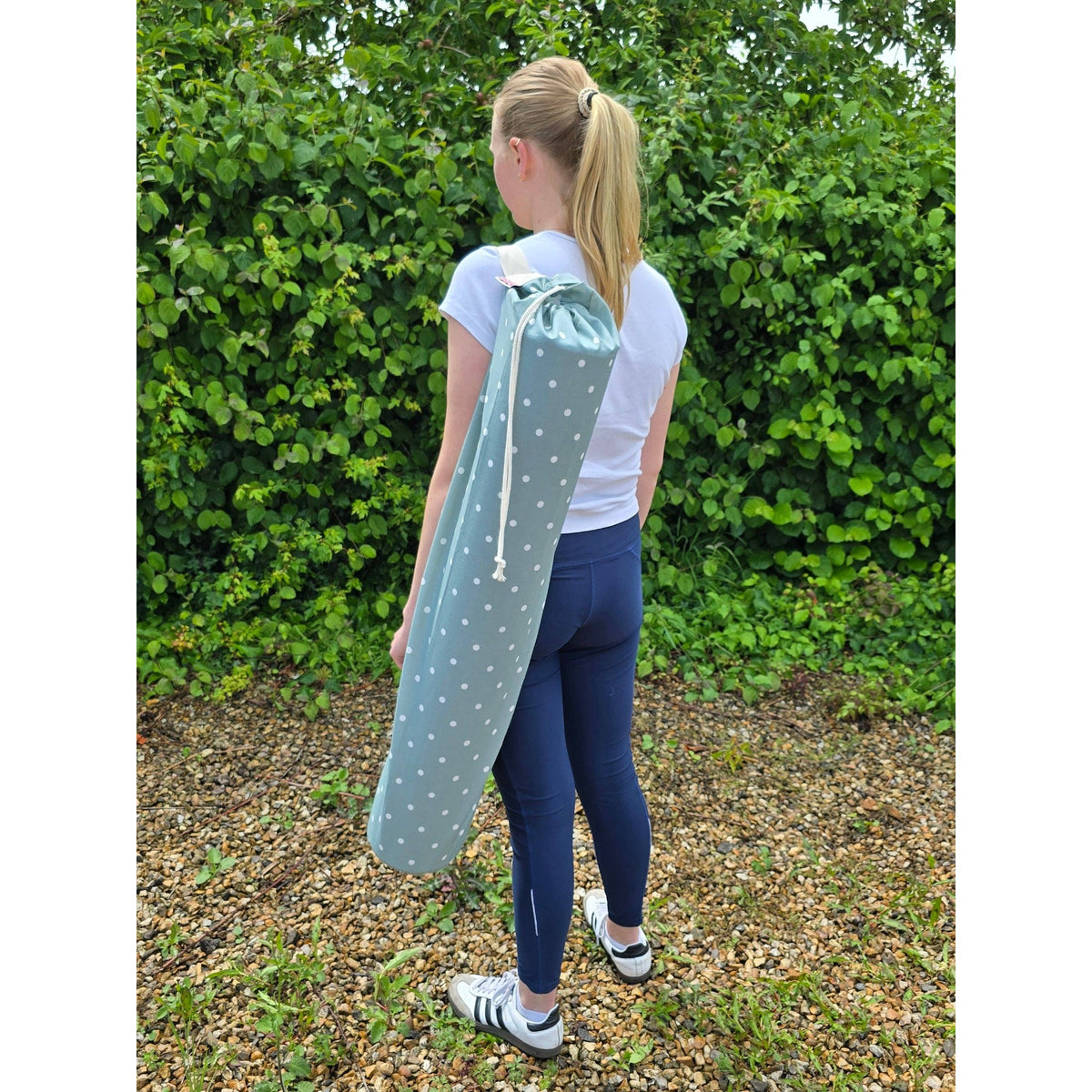 Yoga & Pilates Mat Bag - Dotty Teal