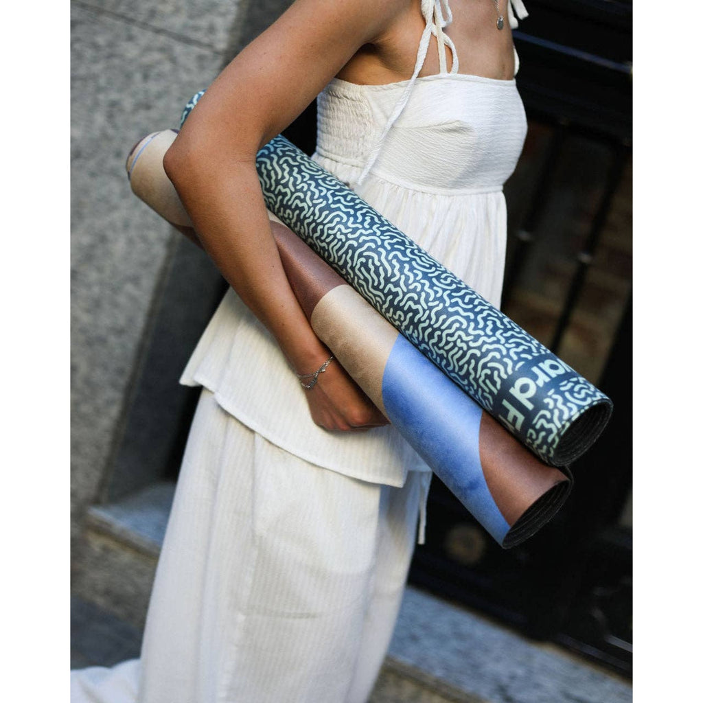 Rocky Patterned Travel Yoga Mat