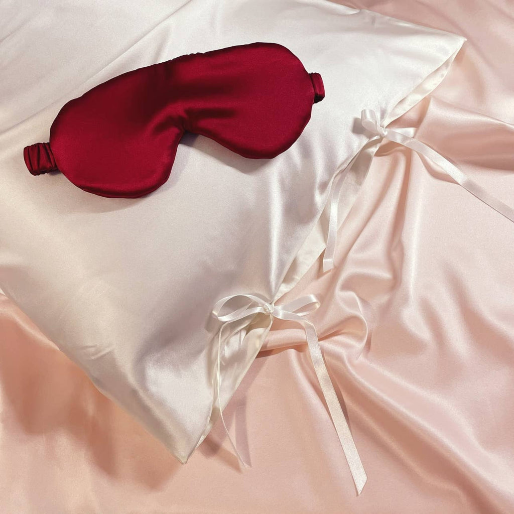 Eliza Mulberry Silk Eye Mask