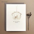East of India Bauble Christmas Card - Most wonderful time of year