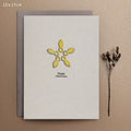 East of India Metal Star Christmas Card - Happy Christmas, grey