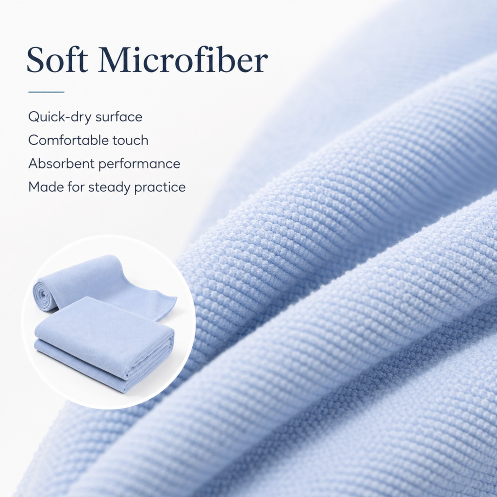 Non-Slip Microfibre Yoga Mat Towel