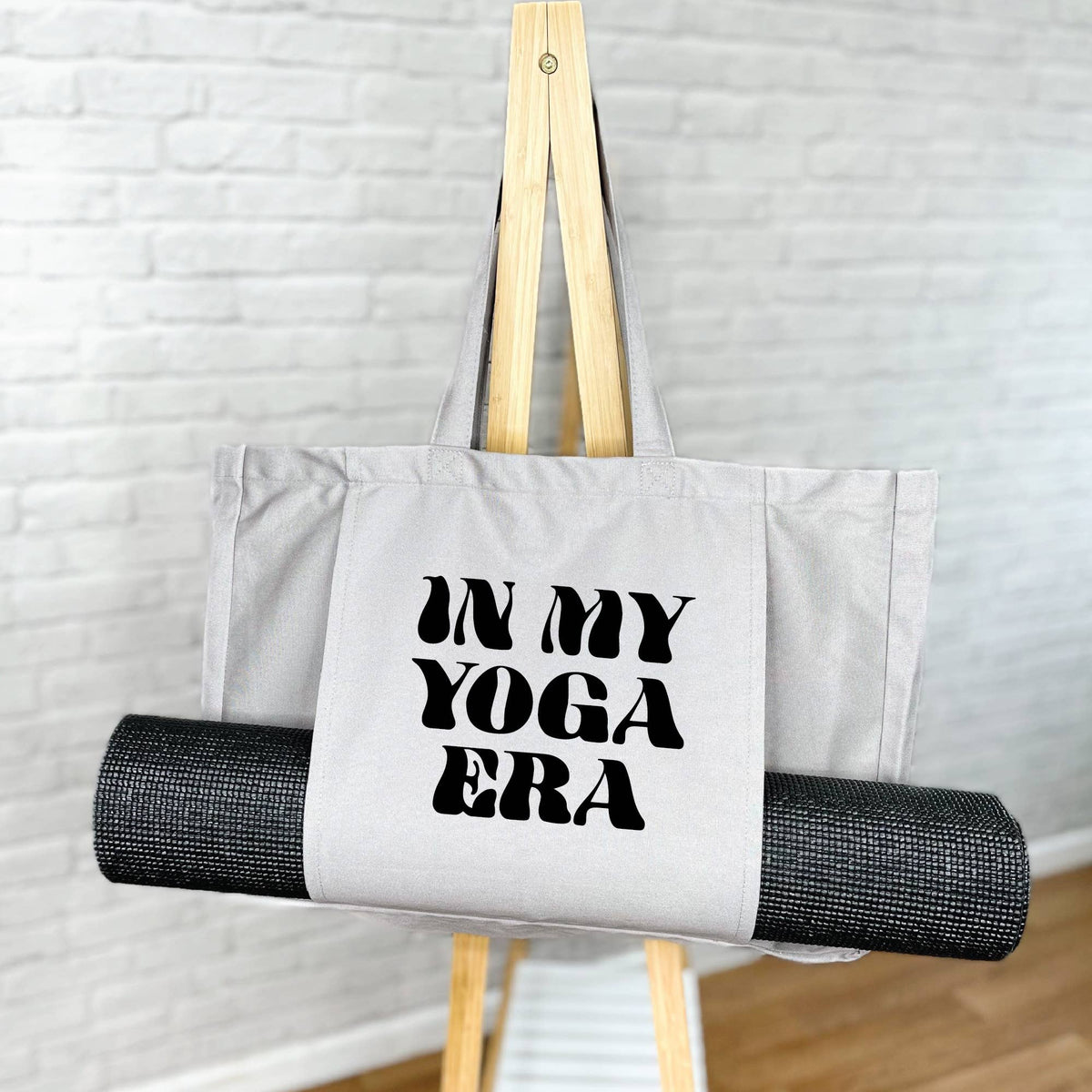 In My Yoga Era Organic Cotton Yoga Bag