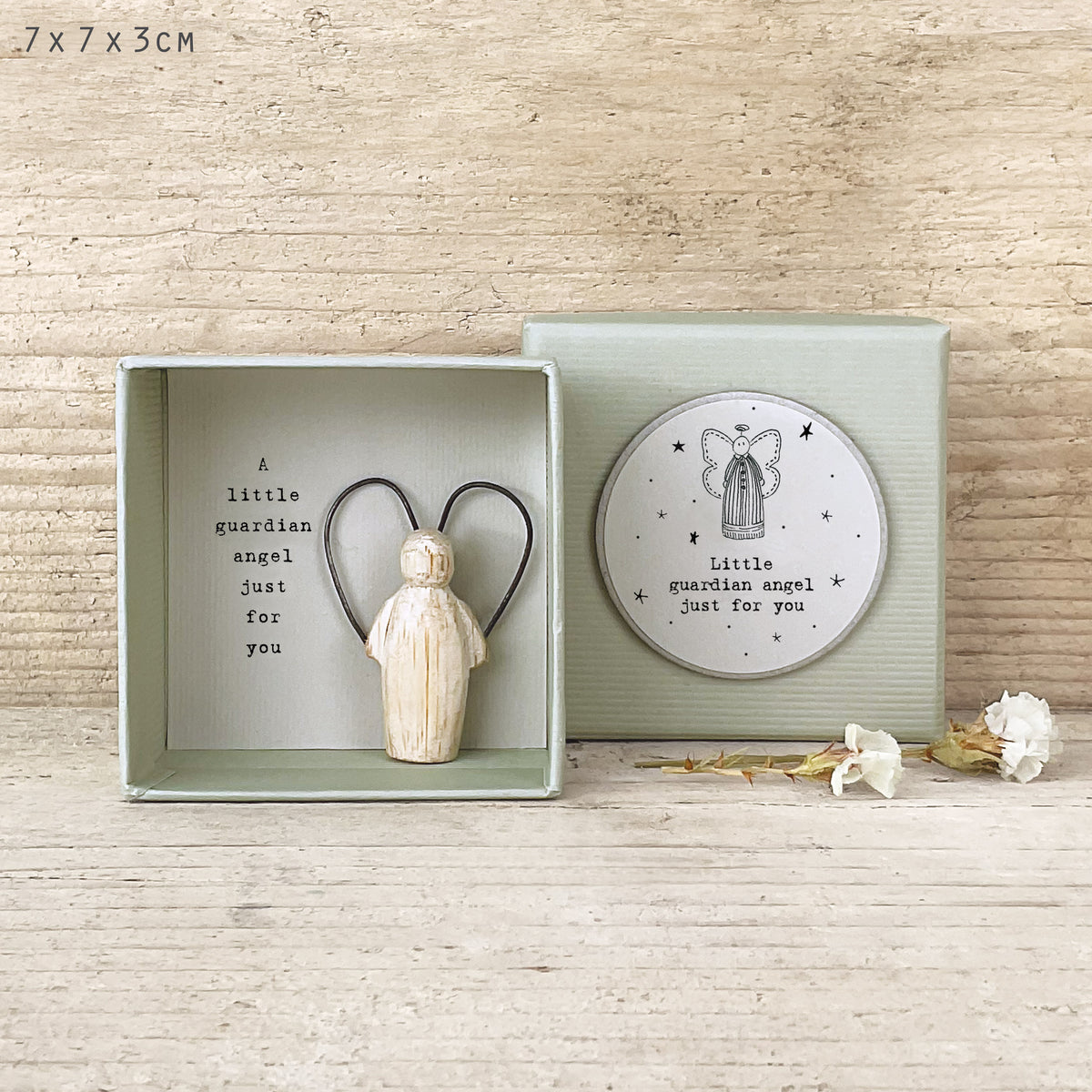 East of India Boxed Wooden Guardian Angel - Just for you