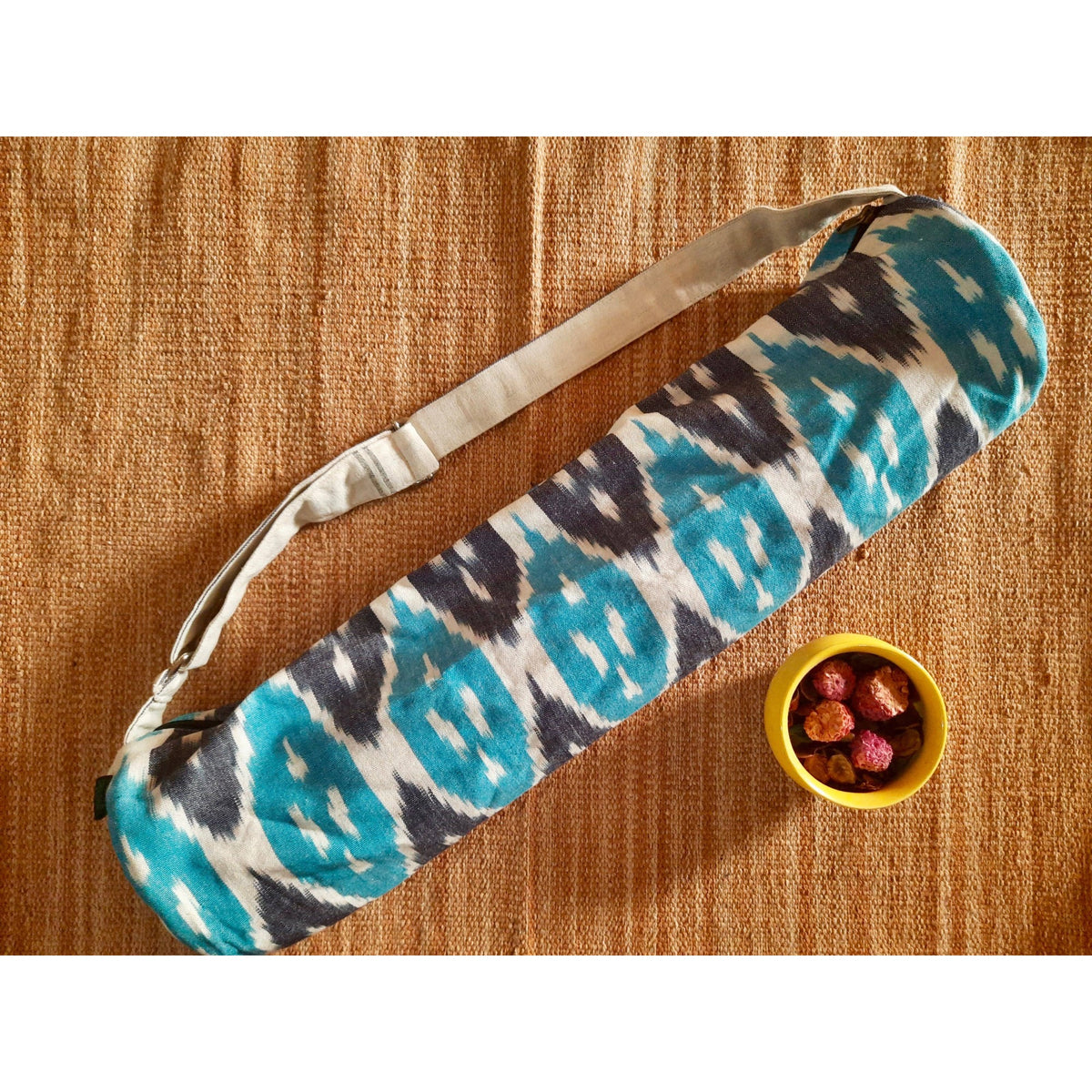 Upcycled Cotton Yoga Mat Bag
