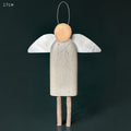 East of India Primitive Wooden Hanging Angel