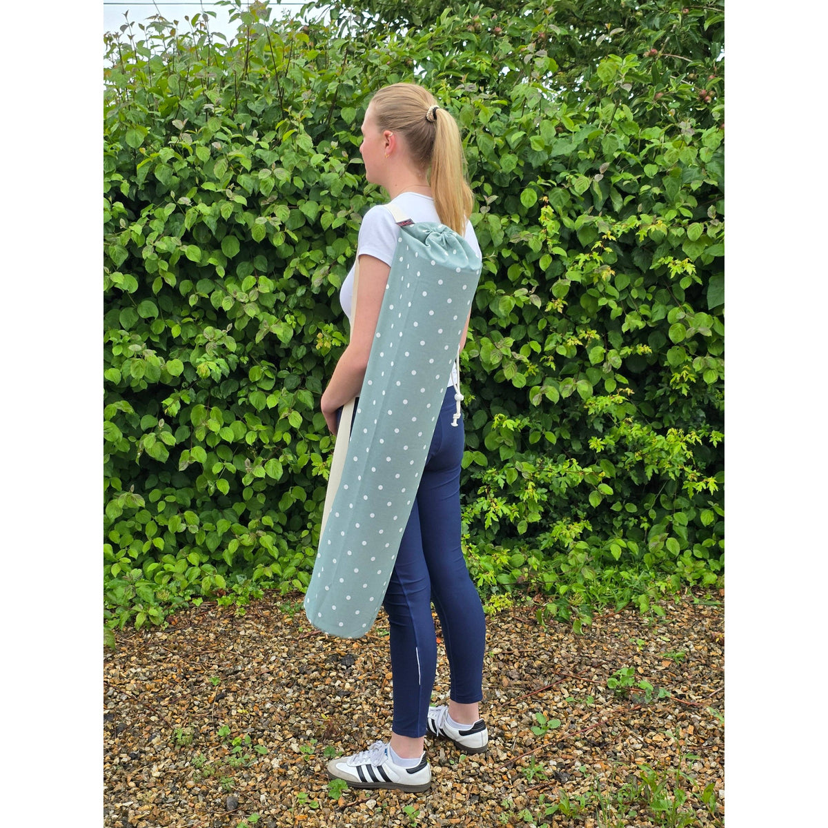 Yoga & Pilates Mat Bag - Dotty Teal