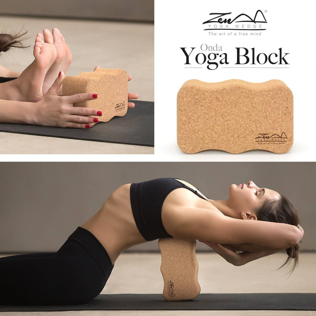 Cork Yoga Wedge Block - Onda