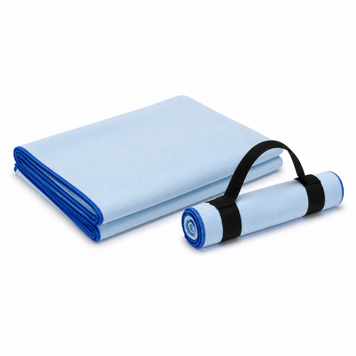 Quick-Dry Microfibre Yoga Towel with Carry Strap