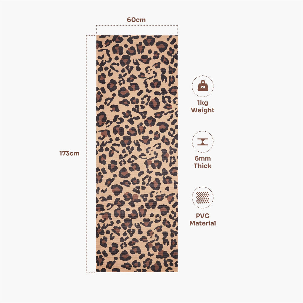 Myga Yoga Mat - Leopard