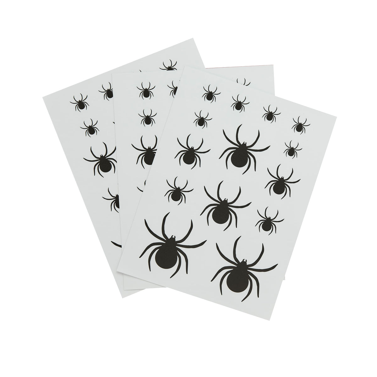 3 Pack Spider Window Clings | Halloween Party Supplies UK Party Decorations 3 Pack Spider Window Clings