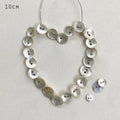 East of India Wire Button Hanging Heart