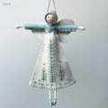 East of India Hand Stitched Angel Decoration - Floral Dress