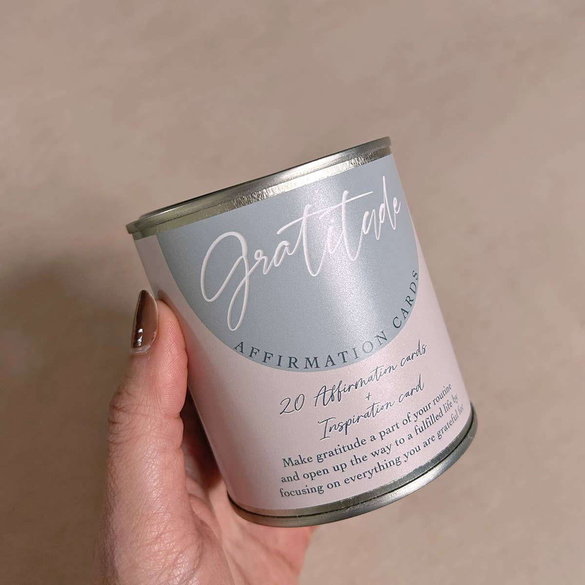 Gratitude Affirmation Cards Tin