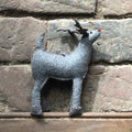 East of India Felt Hanging Reindeer Decoration