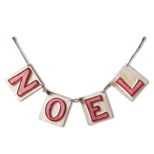 East of India Wooden Noel Garland