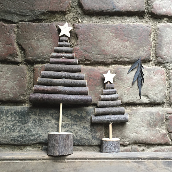 East of India Small Standing Stick Christmas Tree