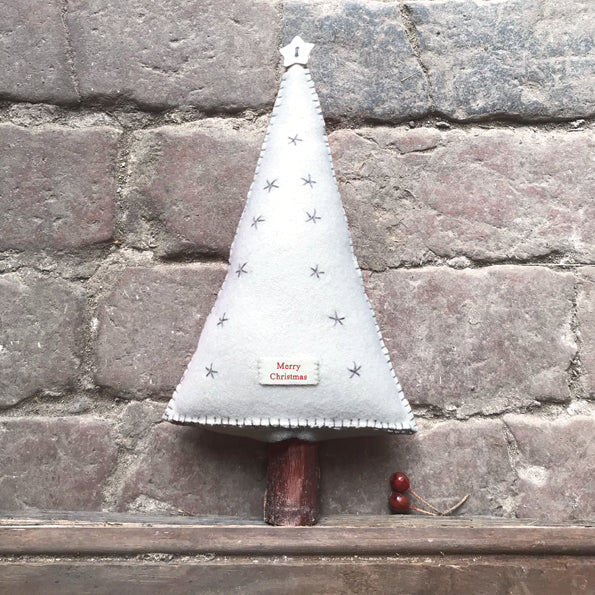 East of India Felt Christmas Tree - Cream