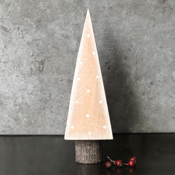 East of India Square Wooden Christmas Tree