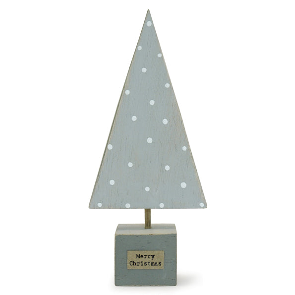 East of India Handmade Wooden Christmas Tree - Grey