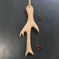 East of India Wooden Stag Antler Decoration