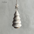 East of India Small Wooden Dotty Tree Decoration