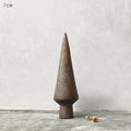 East of India Small Turned Wooden Tree - Plain Dark Wood