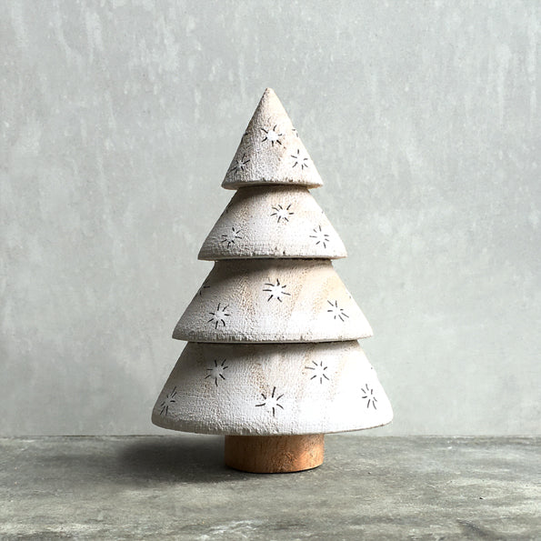 East of India Large Standing Wooden Dotty Tree