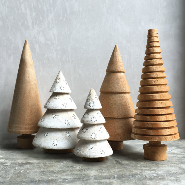 East of India Large Standing Wooden Dotty Tree
