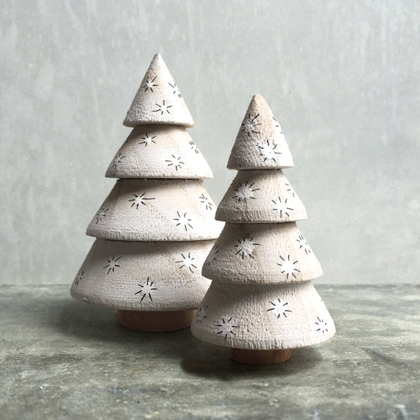 East of India Large Standing Wooden Dotty Tree
