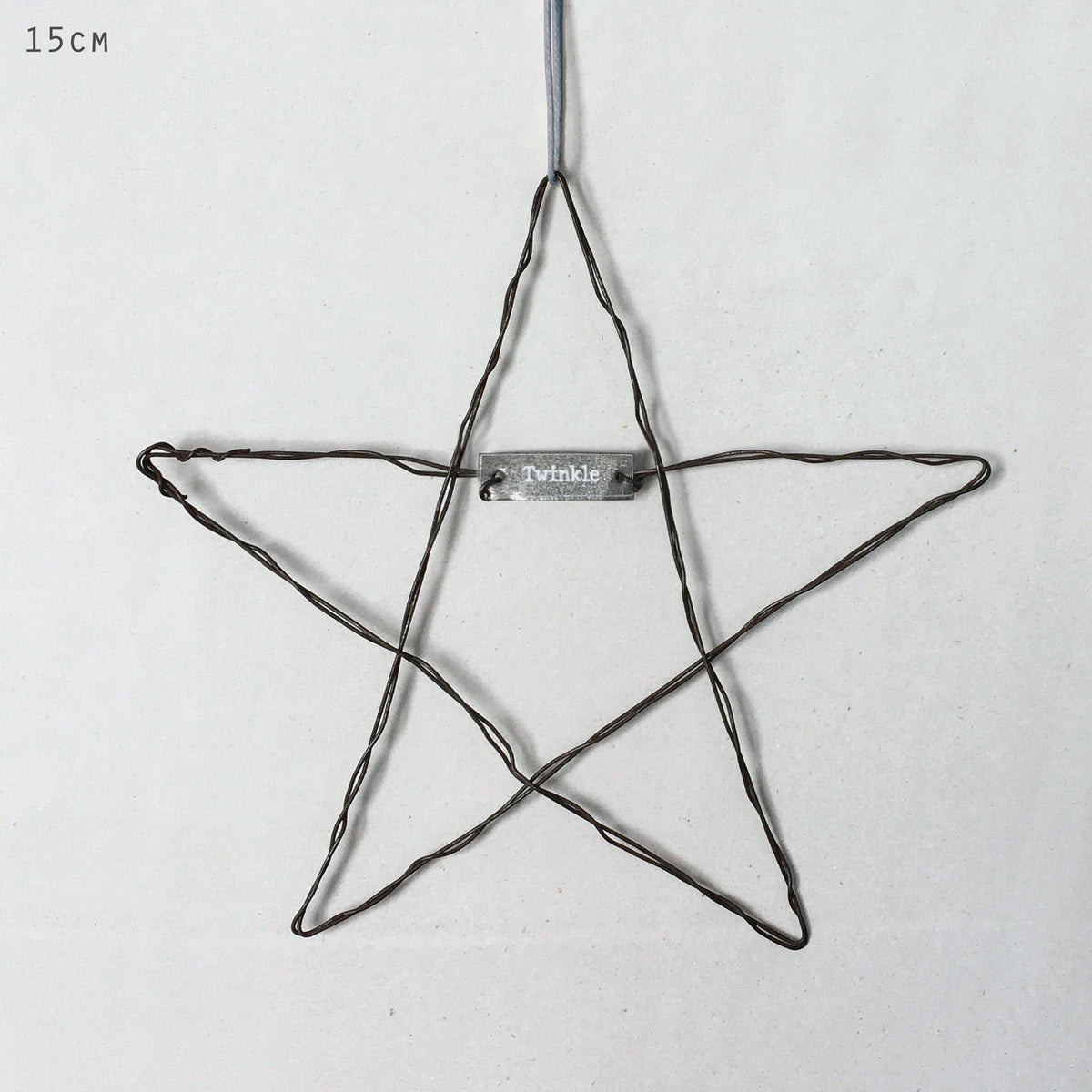 East of India Medium Metal Hanging Star - Twinkle