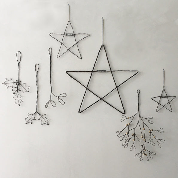 East of India Medium Metal Hanging Star - Twinkle