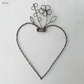 East of India Large Metal Hanging Heart - Home