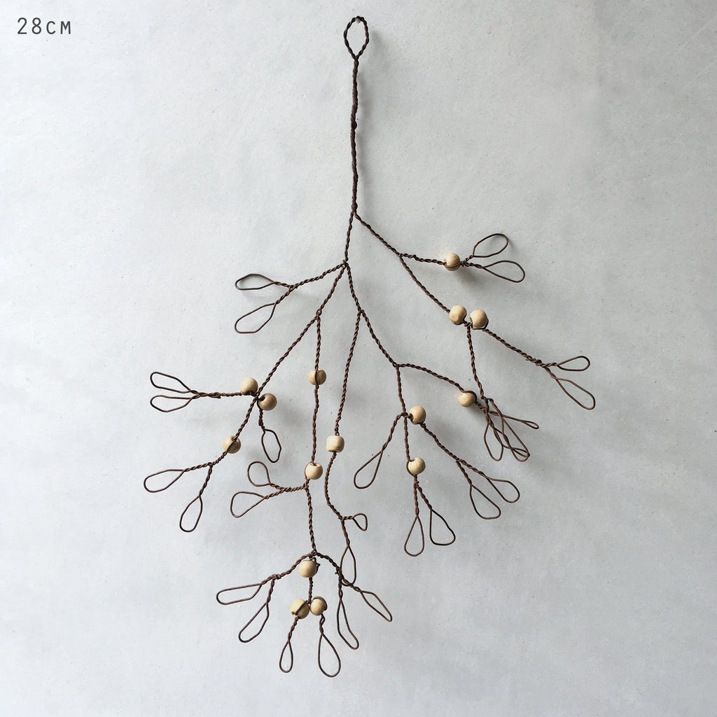 East of India Wire Mistletoe Bunch Decoration