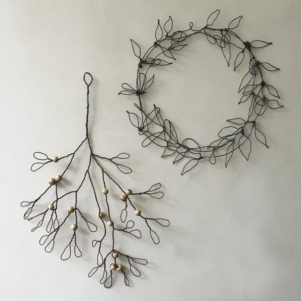 East of India Wire Mistletoe Bunch Decoration